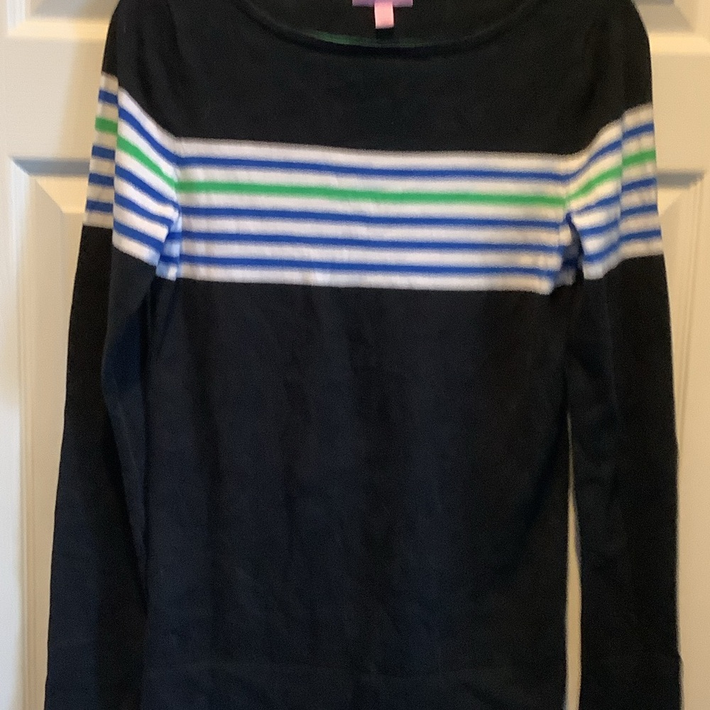 Lilly Pulitzer Black and‎ Green Top